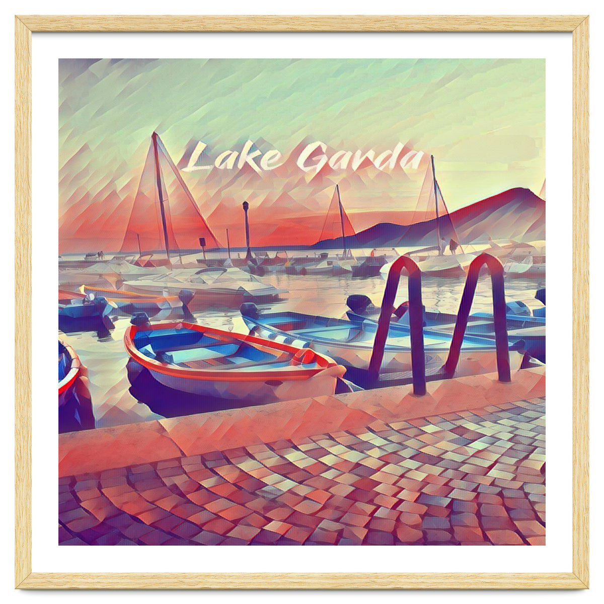 Boats On Lake Garda
