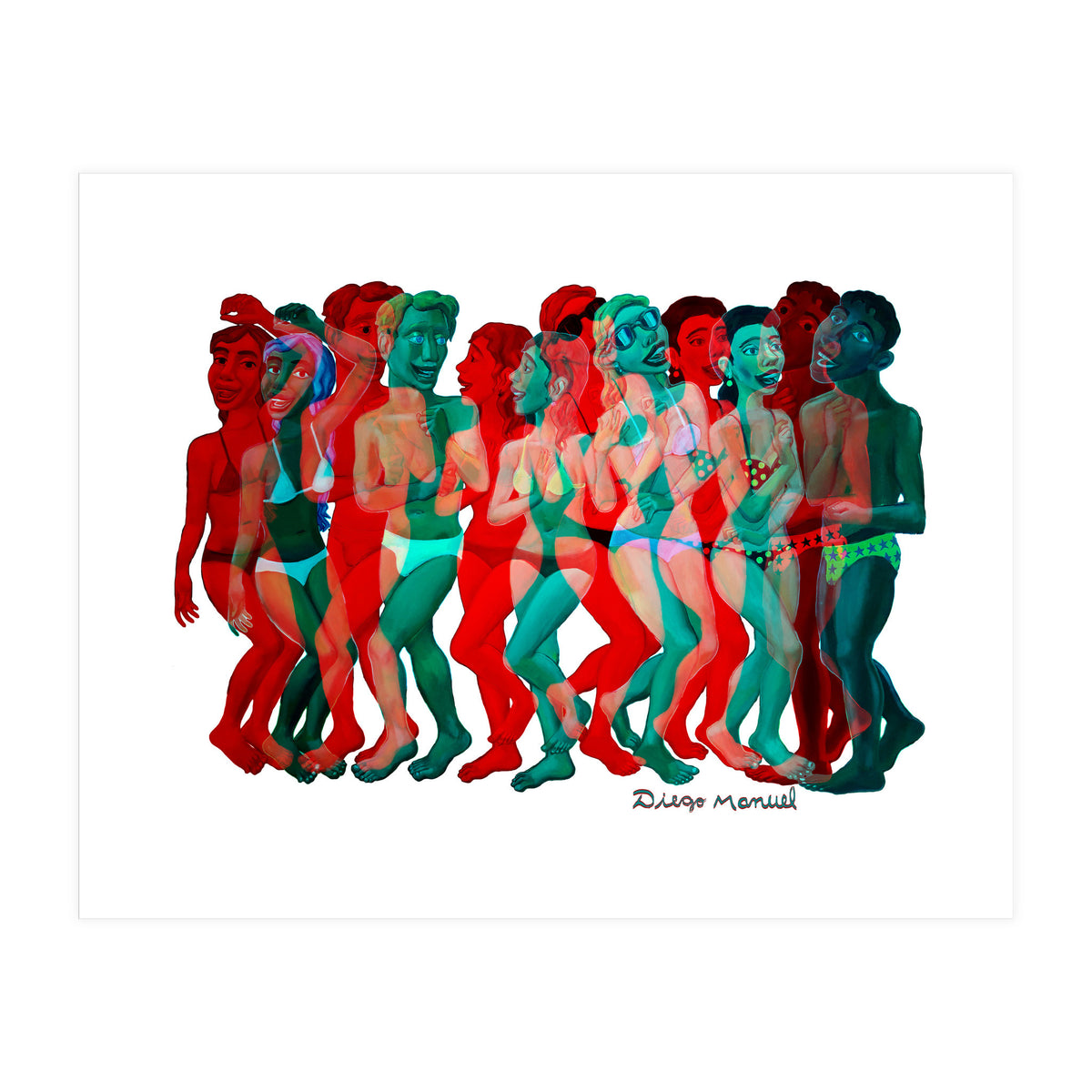 Fiesta En La Playa 2 2 (Print Only)