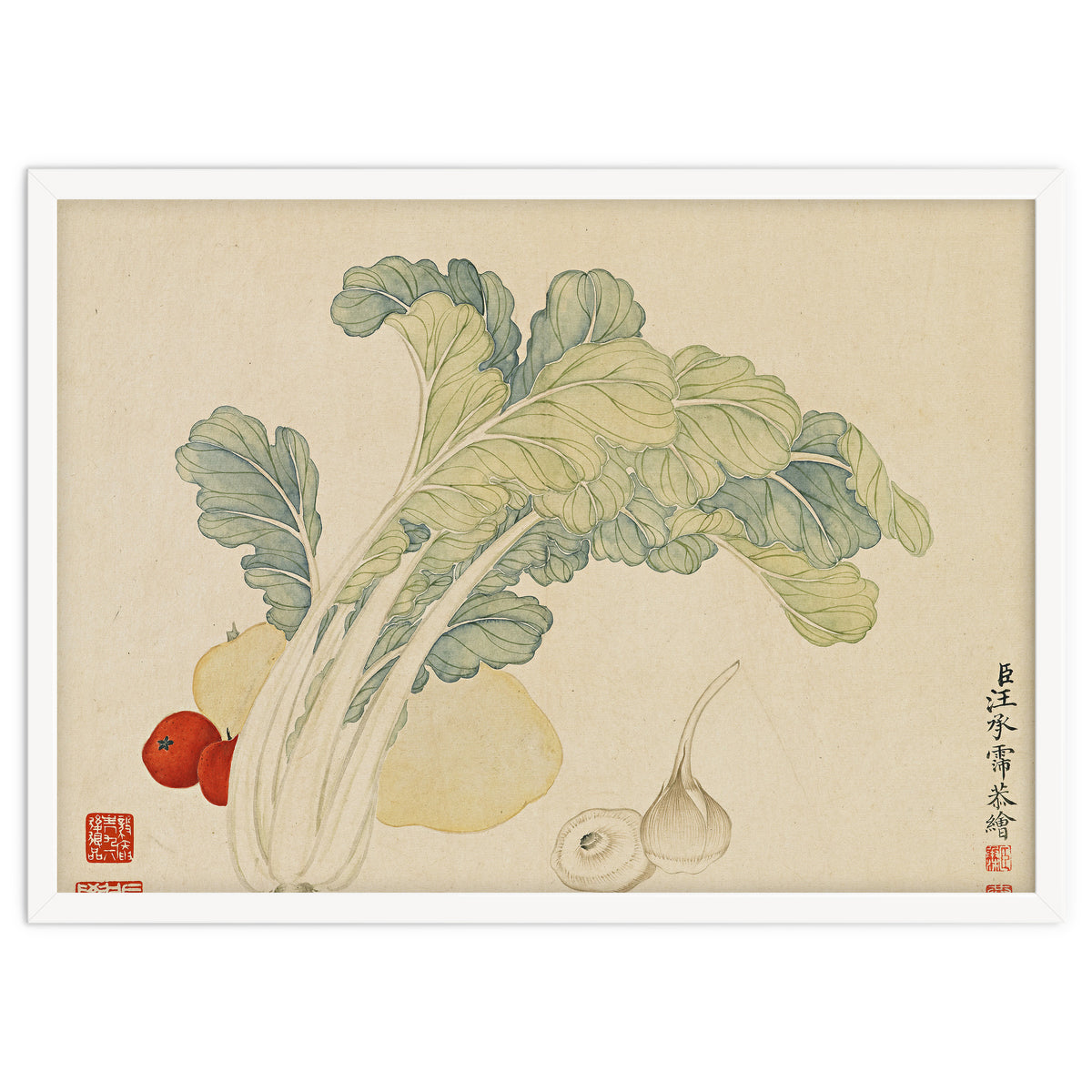Wang Chengyu ~flowers, Vegetables, Chinese Cabbage, Potatoes, Garlic, Tomatoes, Vegetables
