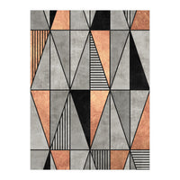Concrete and Copper Triangles (Print Only)