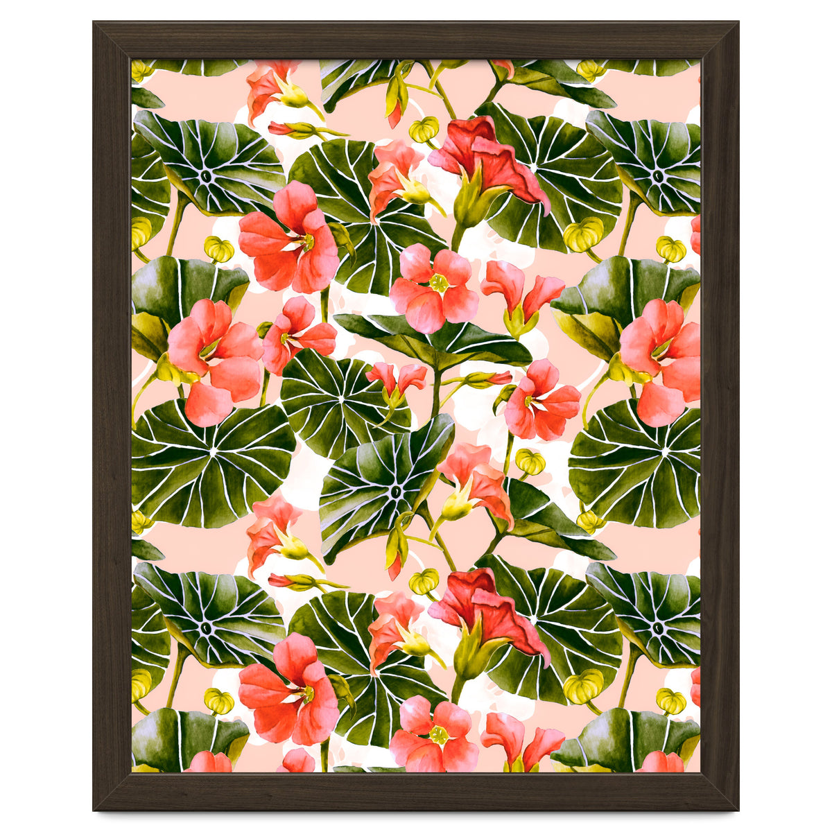 Nasturtiums watercolor 03