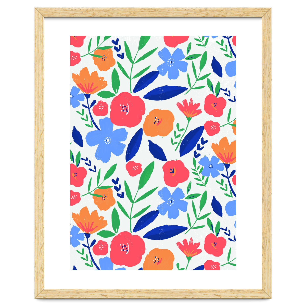 Bold Floral All Over Pattern