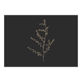 Dainty Botanicals in Gold and Black - Square (Print Only) thumbnail