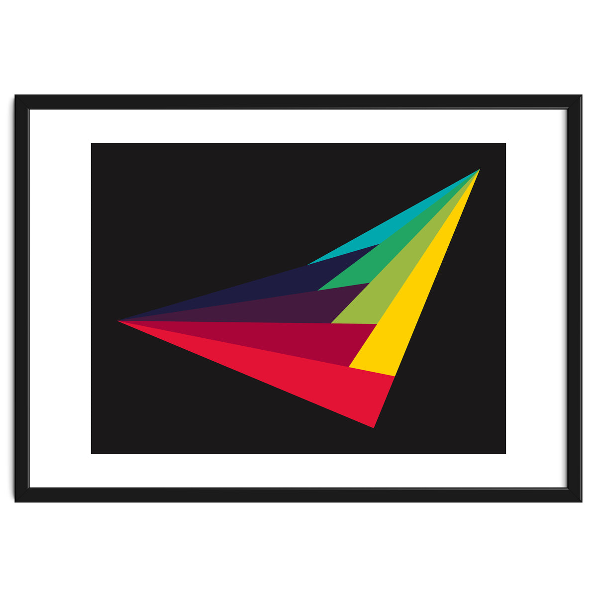 Geometric Shapes No. 40 - rainbow