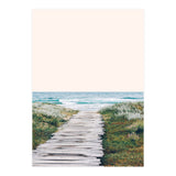 The Ocean is Calling & I Must Go | Pastel Sea Beachy Nature Landscape Travel (Print Only) thumbnail