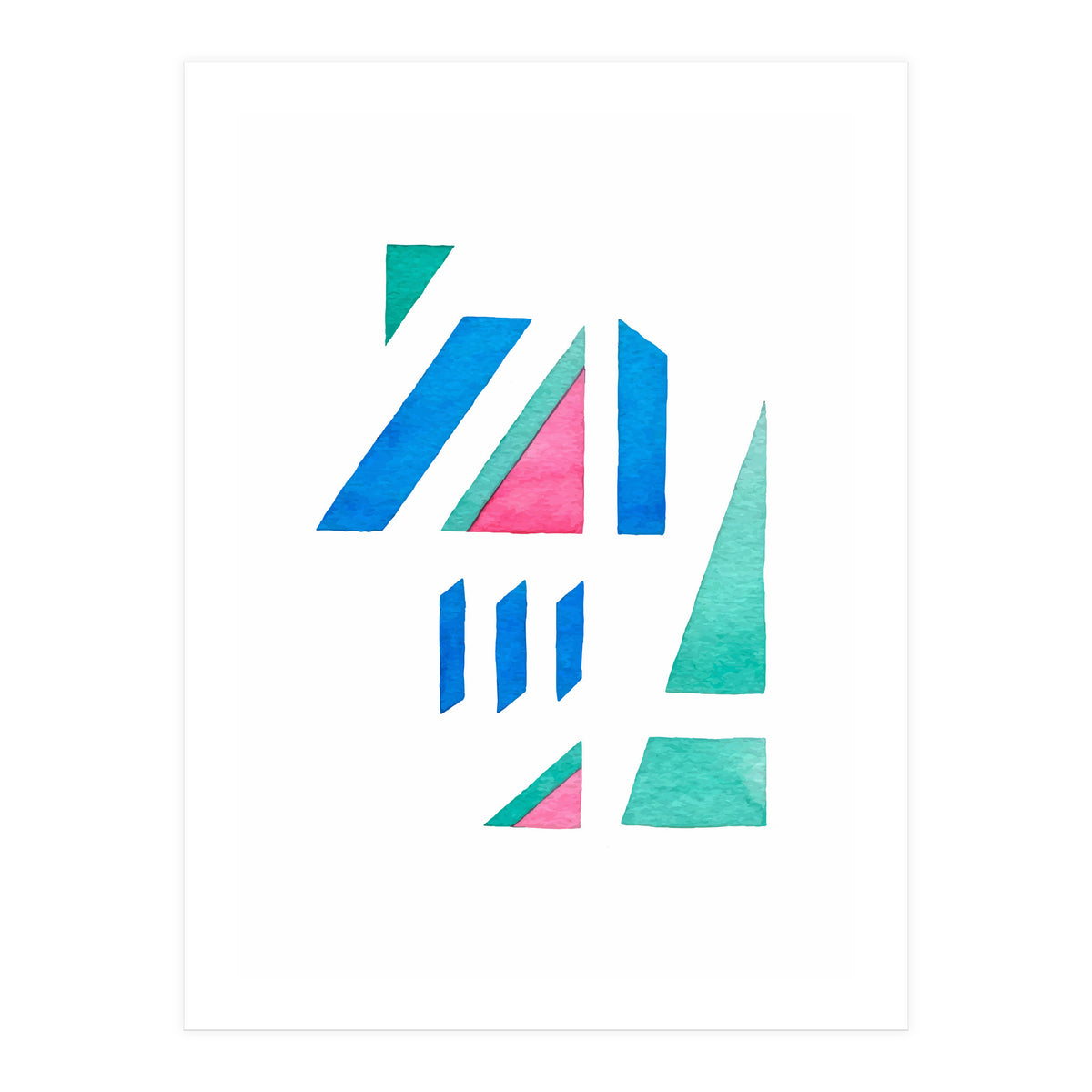 Modern Abstract Watercolor (Print Only)