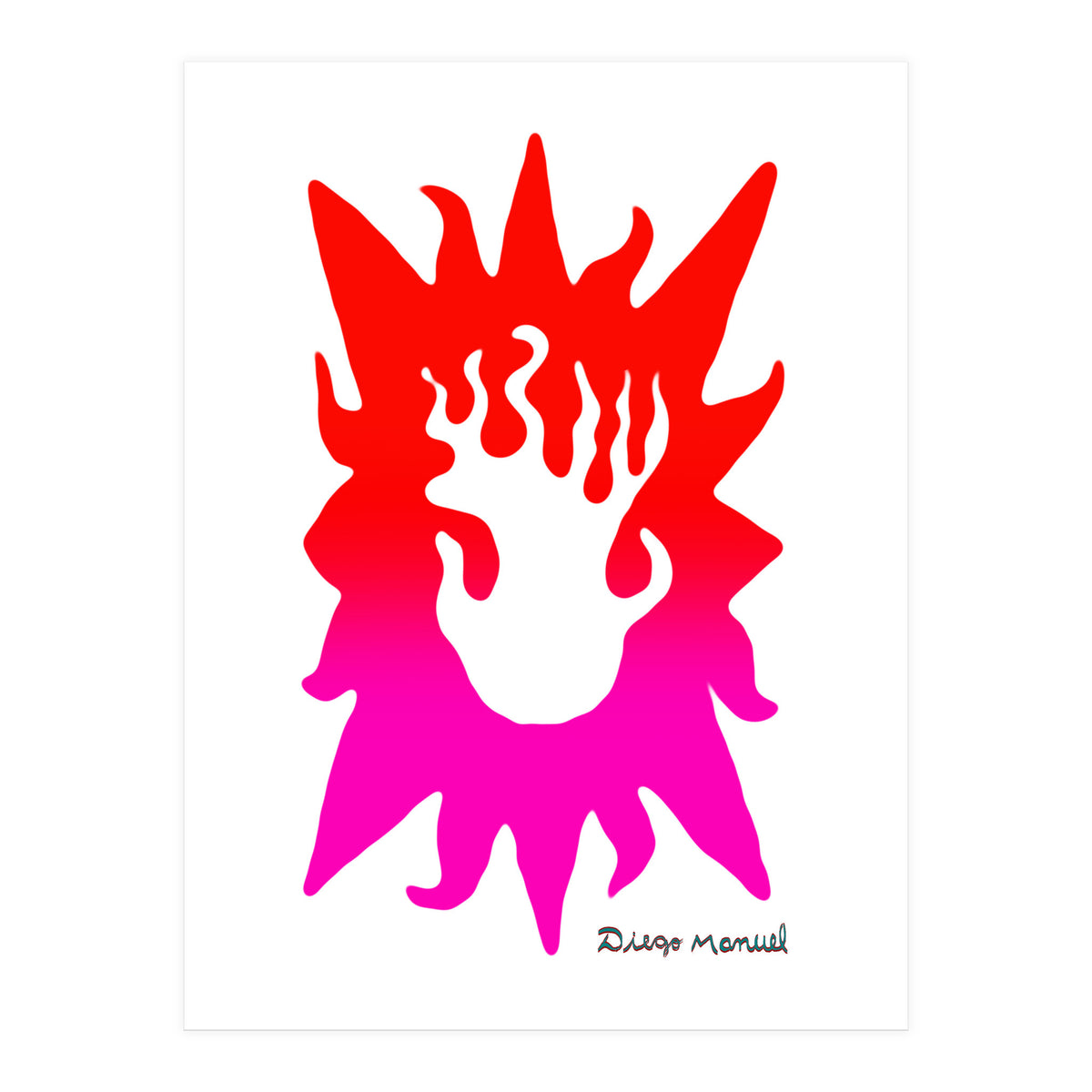 Fuego 116 Copia (Print Only)