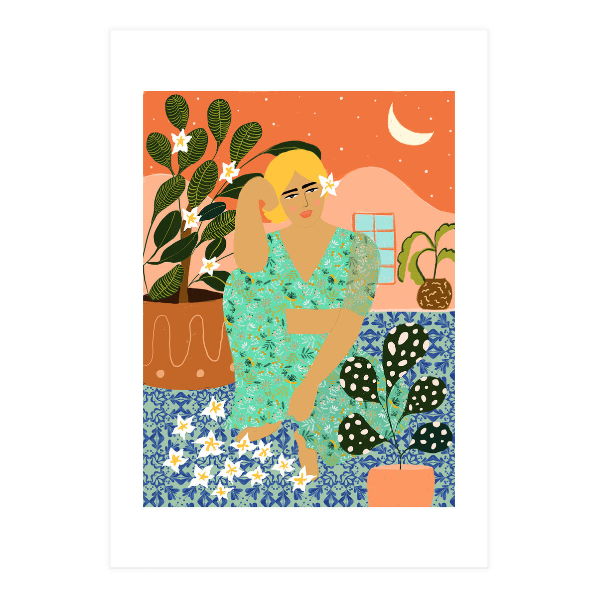 Flower Collector (Print Only)