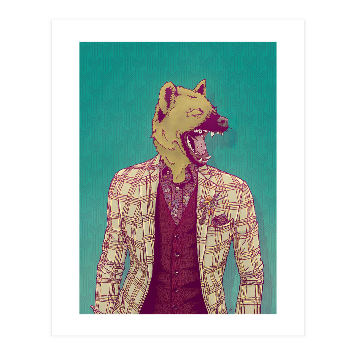 Elwood The Hyena (Print Only)