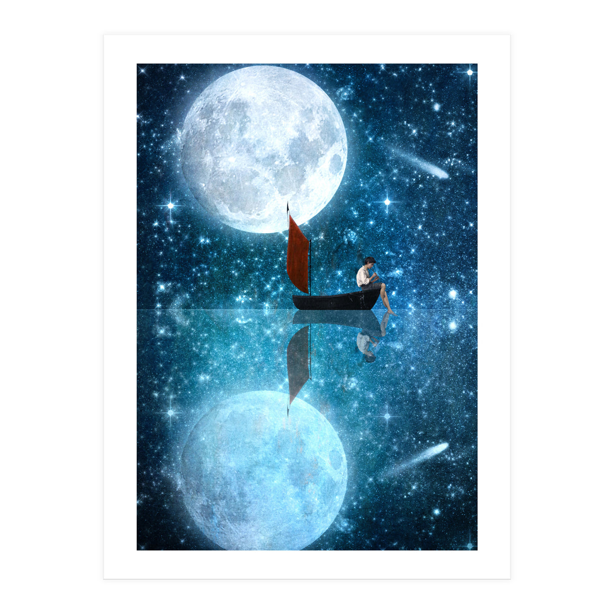 The Moon And Me (Print Only)