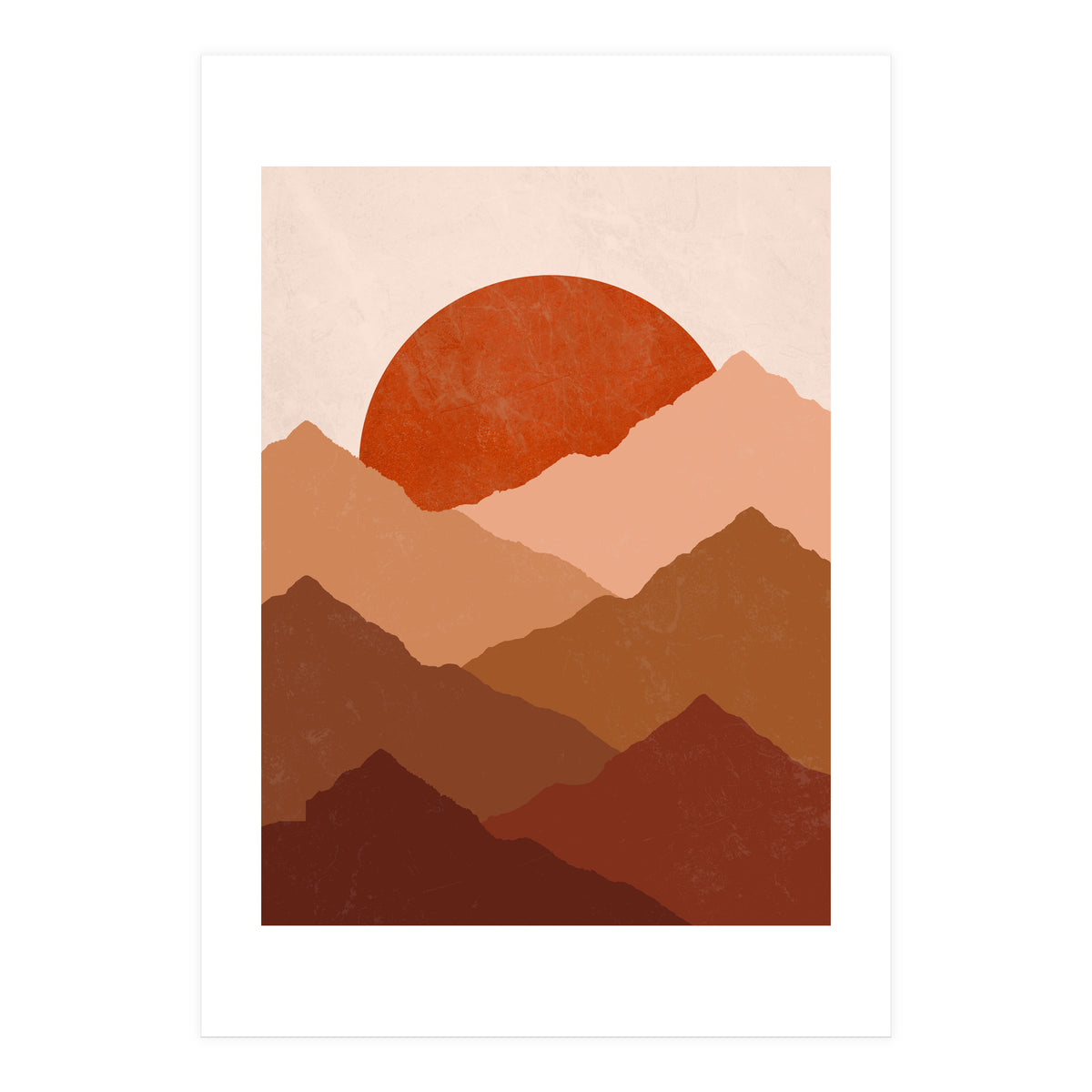 Sunset Mountain  (Print Only)