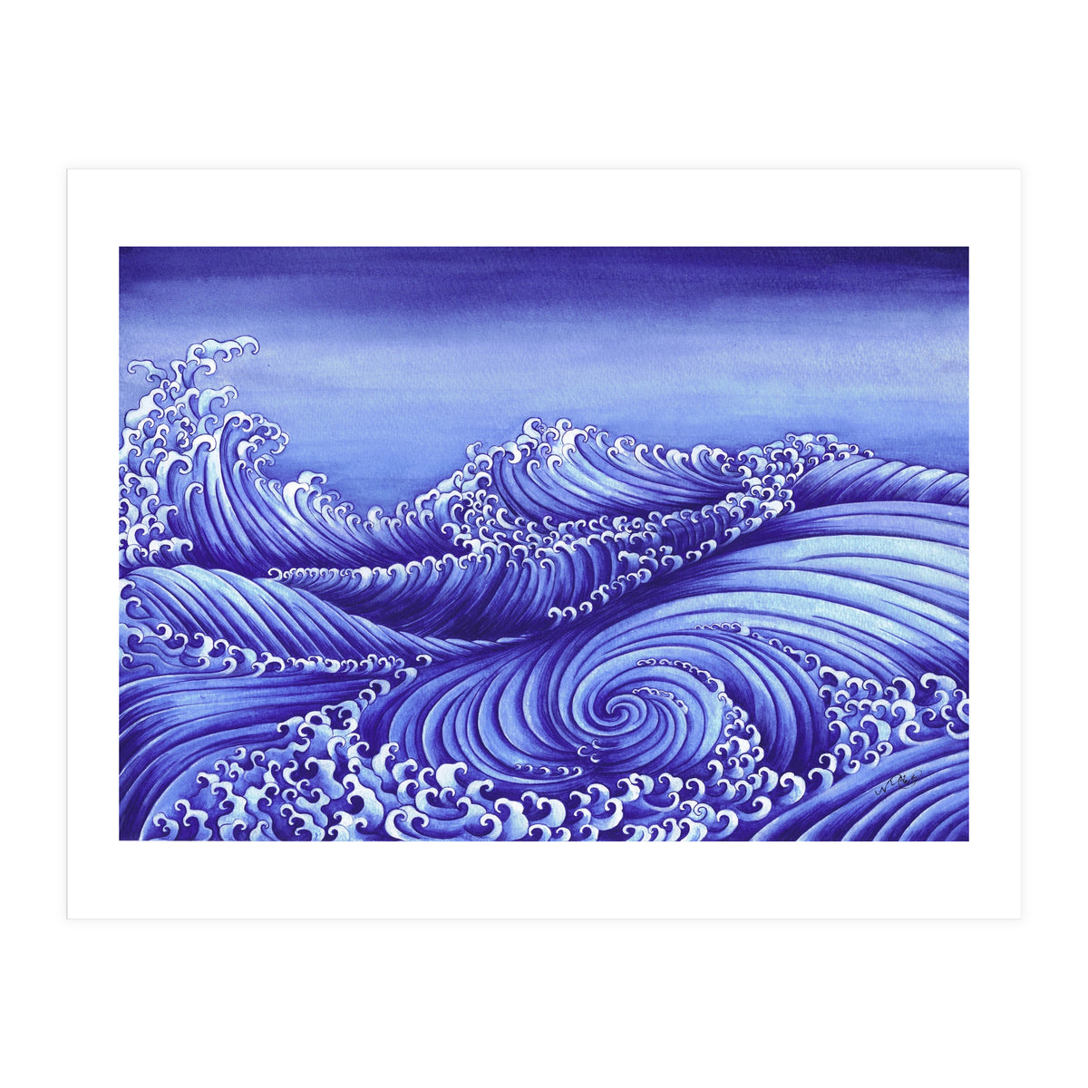 Turbulent Water Triptych part 1 (Print Only)