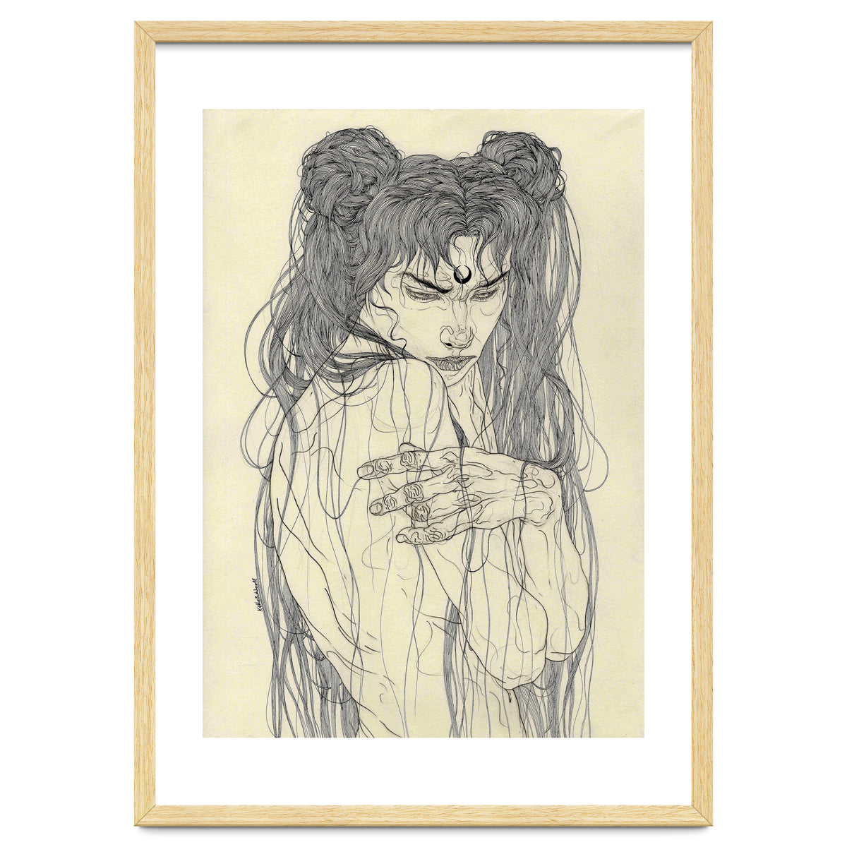 There is a dark moon rising inside of me