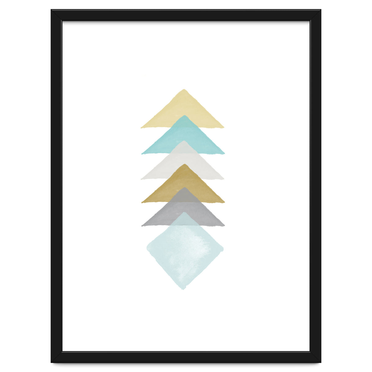 Watercolor Triangles