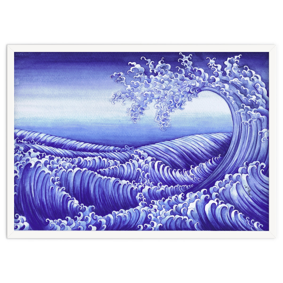 Turbulent Water Triptych part 3