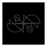 Tandem Cyclists | modern geometric (Print Only) thumbnail