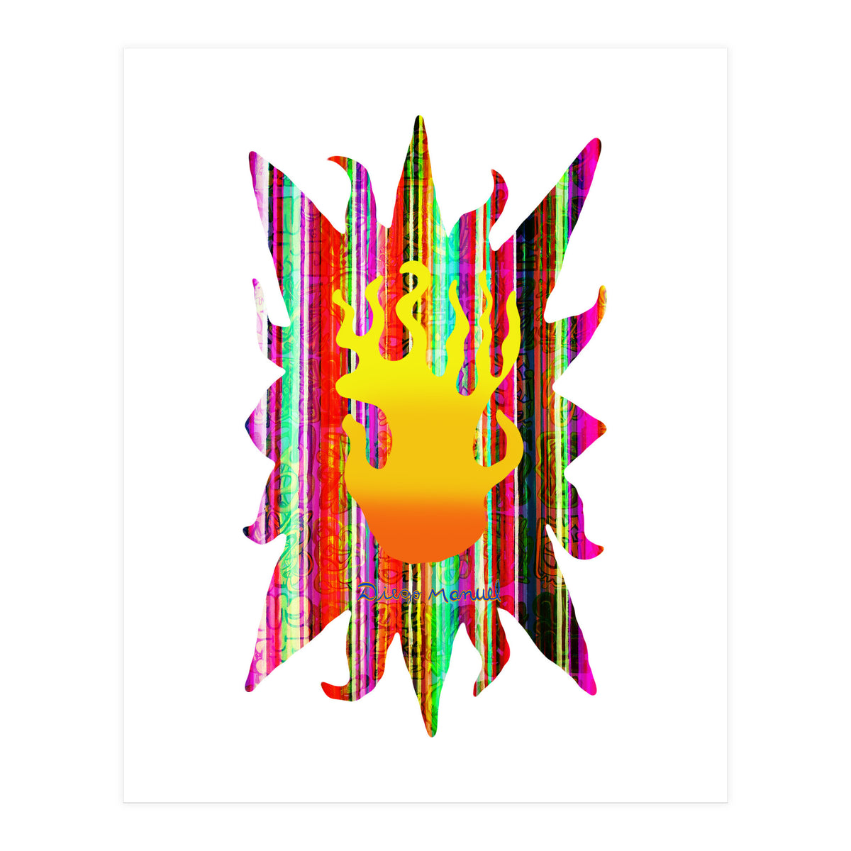 Fuego 16 Copia (Print Only)