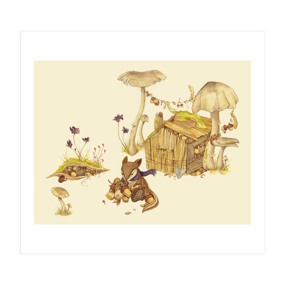 Harvey The Greedy Chipmunk (Print Only)