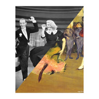 Toulose Lautrec's Dance At The Mouline Rouge & Ginger Rogers (Print Only)