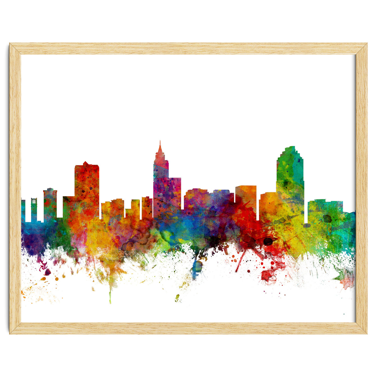 Raleigh North Carolina Skyline