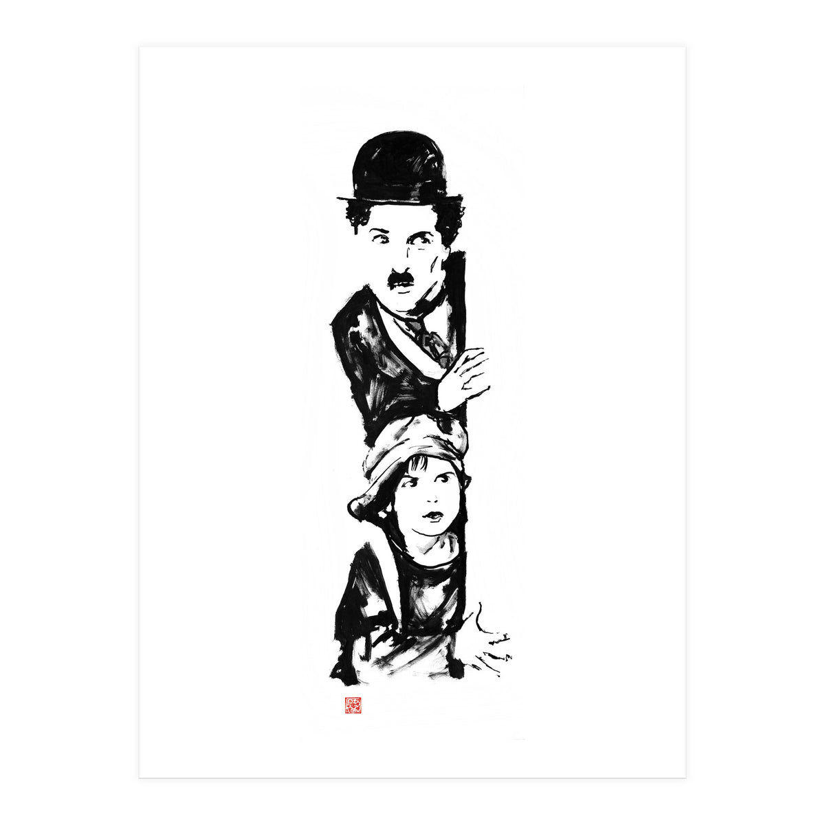 Charlie and the kid (Print Only)