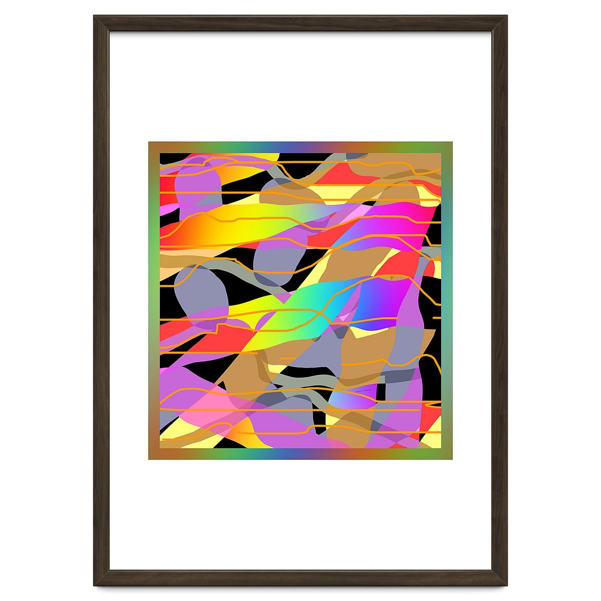 ABSTRACT COLOR BANDS