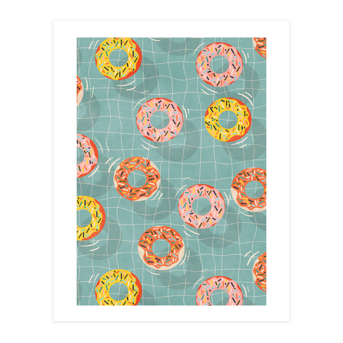 Pool Party Donuts (Print Only)