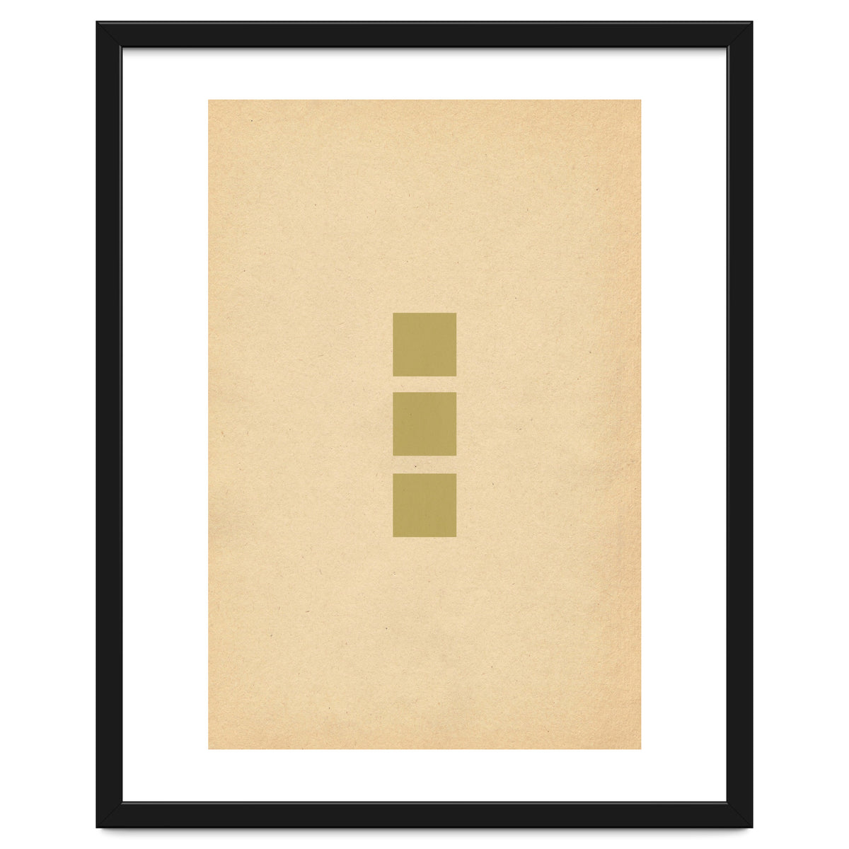 Minimalist green squares