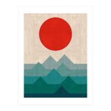 Geometric landscape I (Print Only) thumbnail