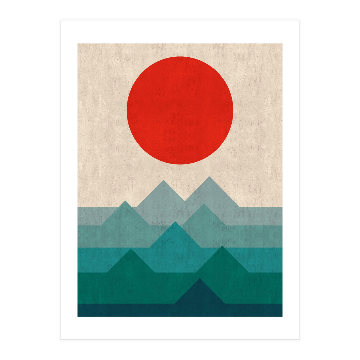 Geometric landscape I (Print Only)