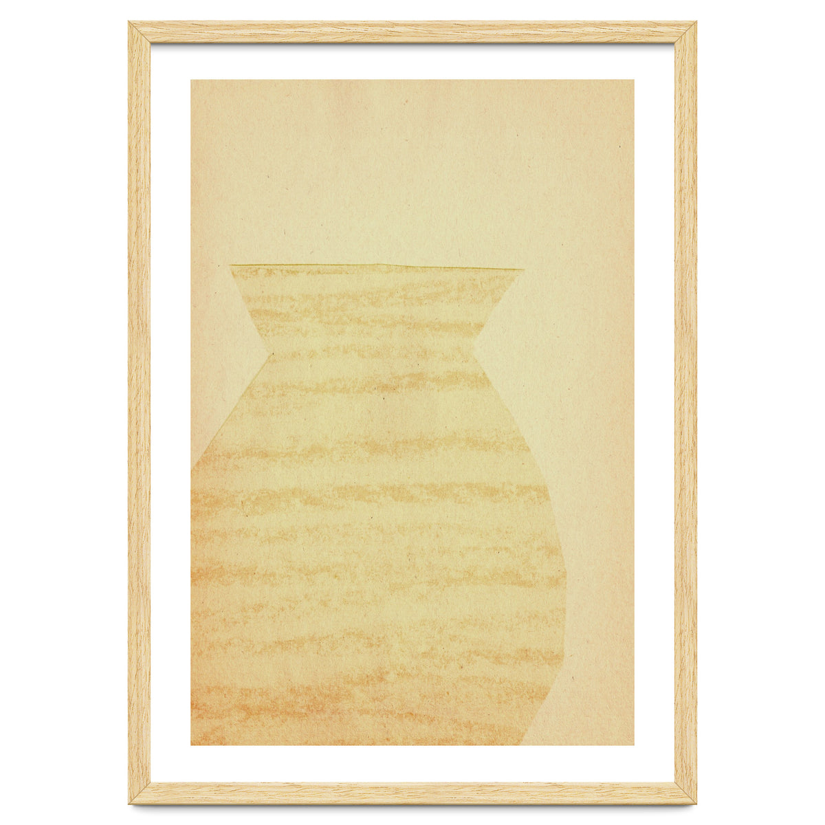 Minimalist pastel vase