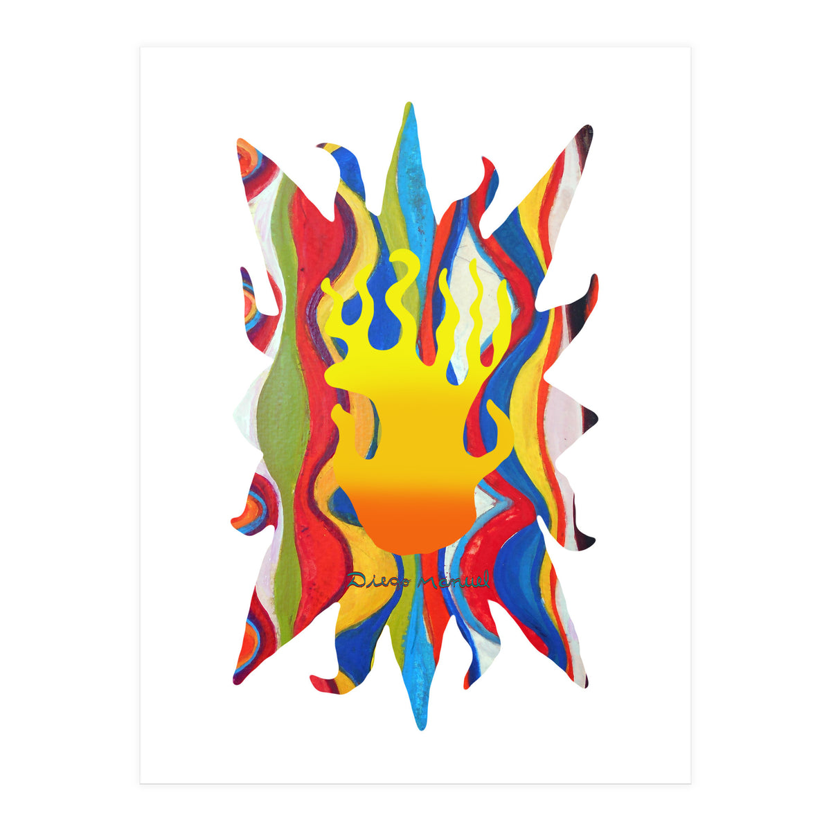 Fuego 10 Copia (Print Only)