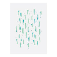 Brush Strokes Mint (Print Only)