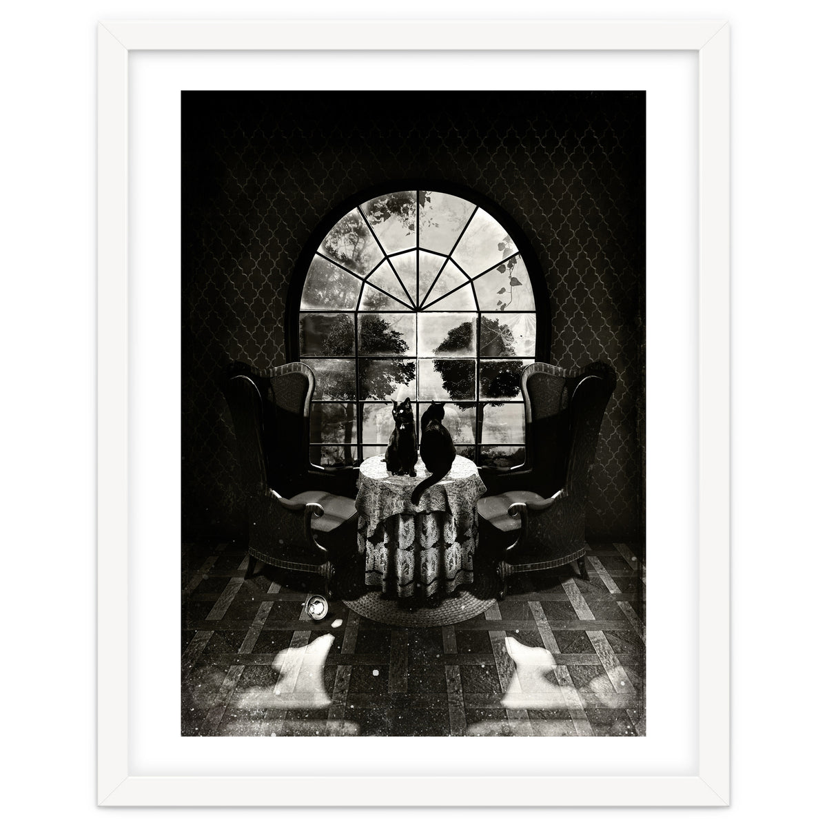 Room Skull Bw