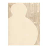 Cream tone vase silhouette (Print Only) thumbnail