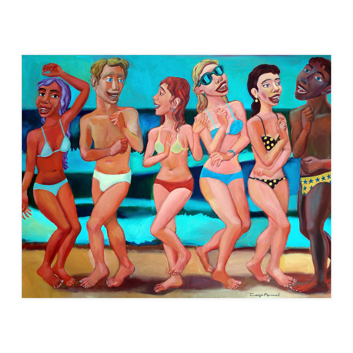 Fiesta En La Playa 2 (Print Only)