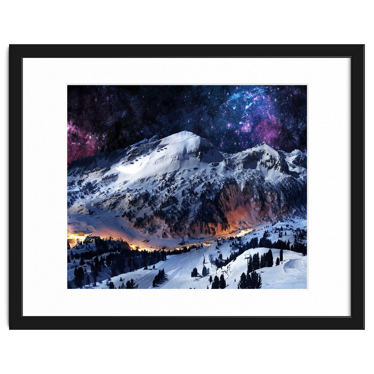 Mountain CALM IN space view