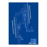 Paris CDG Airport Layout (Print Only) thumbnail