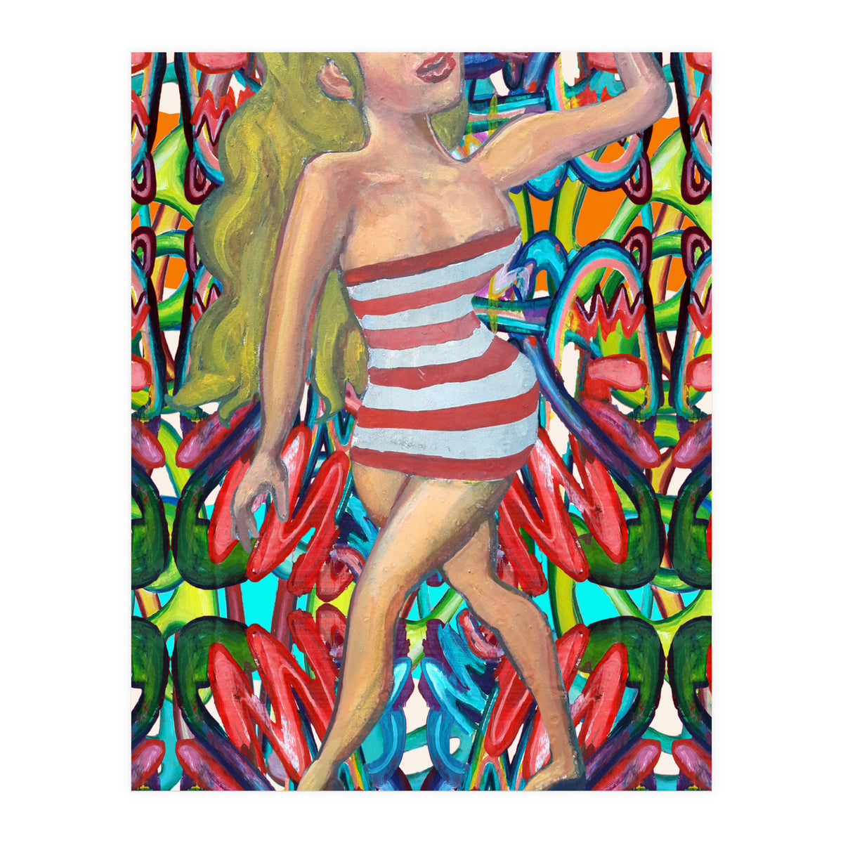 Chica Selfie (Print Only)