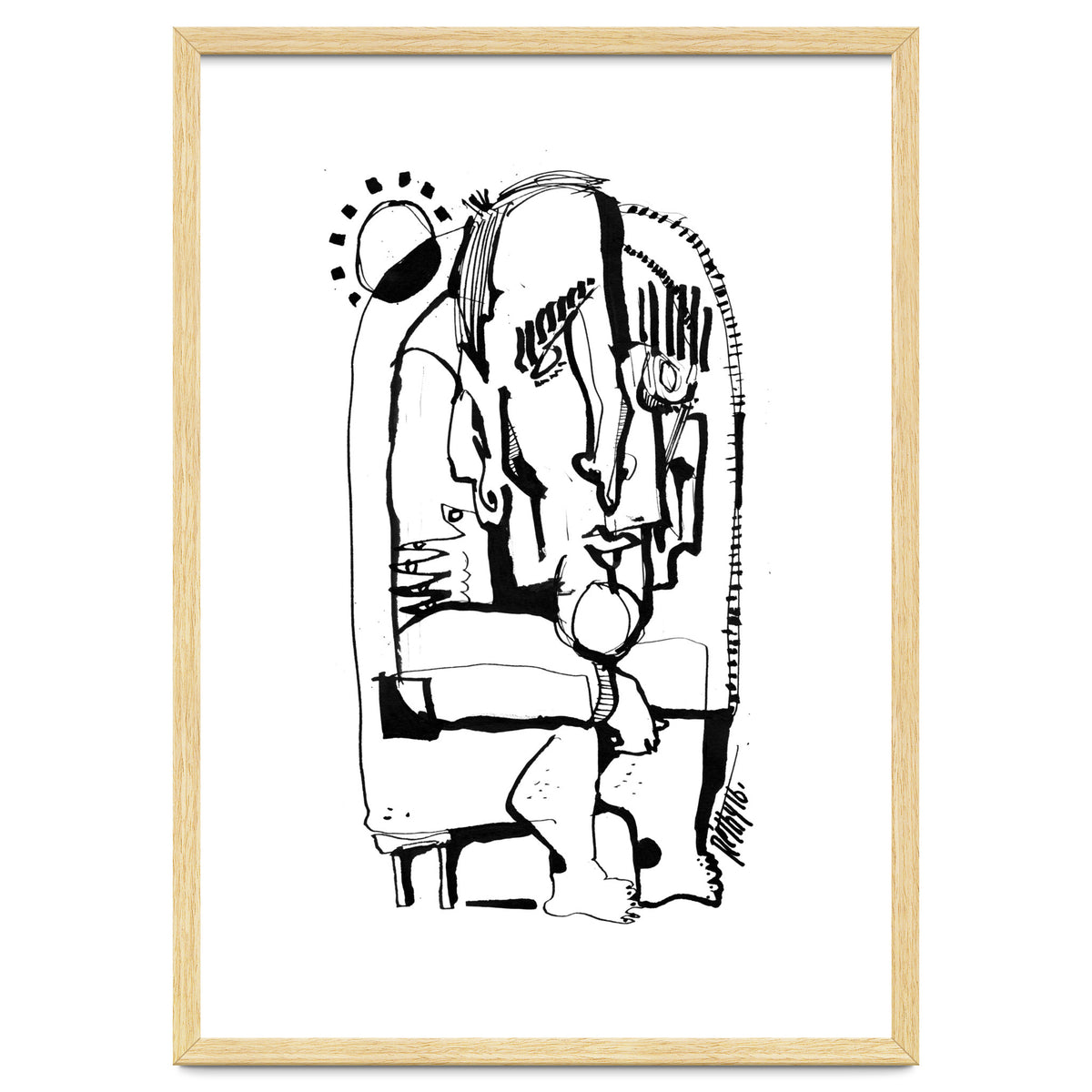 Freezing in Sunlight - b&w