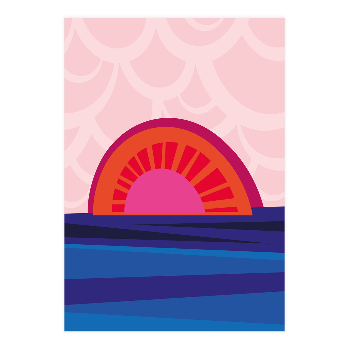 Retro Sunset (Print Only)