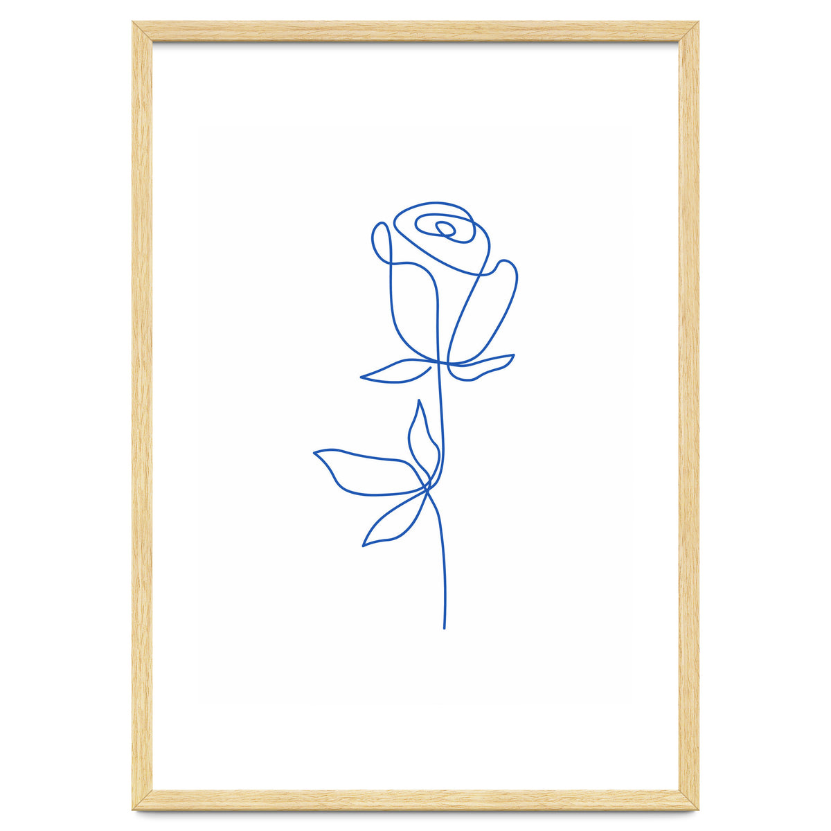 One Line Art Flower
