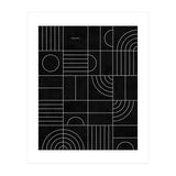 My Favorite Geometric Patterns No.27 - Black (Print Only) thumbnail
