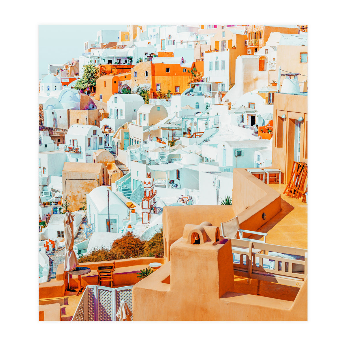 Santorini Vacay (Print Only)