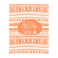 Hakuna Matata Orange Art Print  (Print Only)