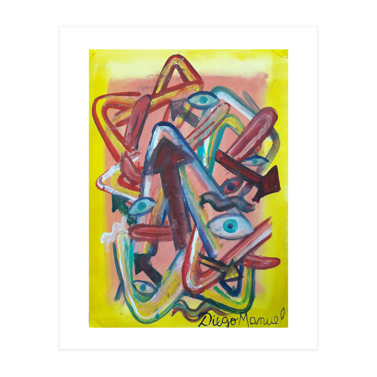 Formas Flechas Ojos Y Lenguas 3 (Print Only)