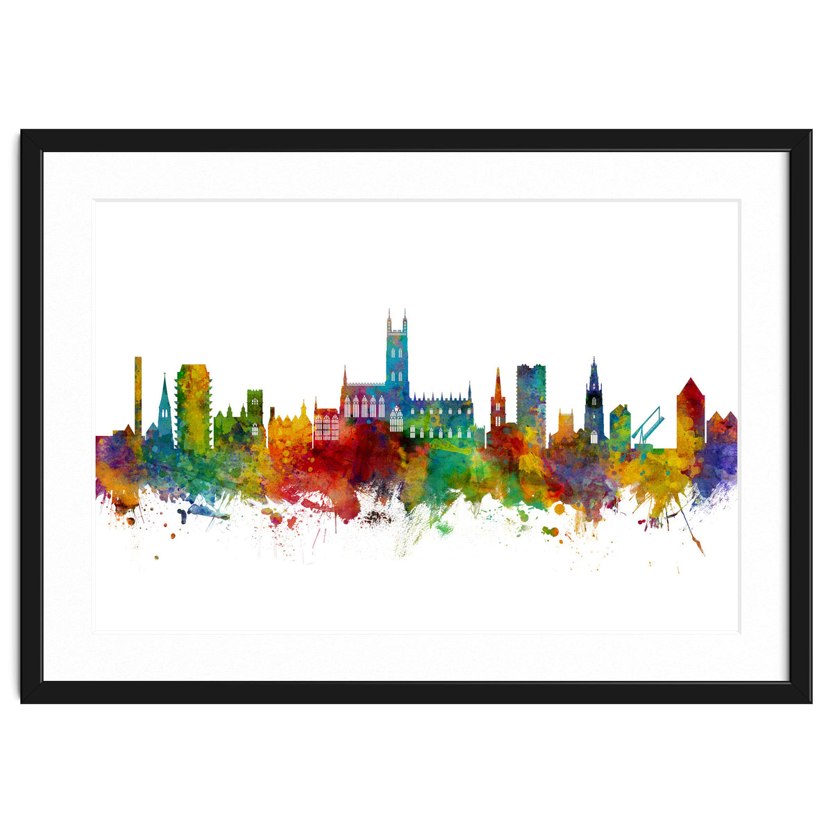 Gloucester England Skyline