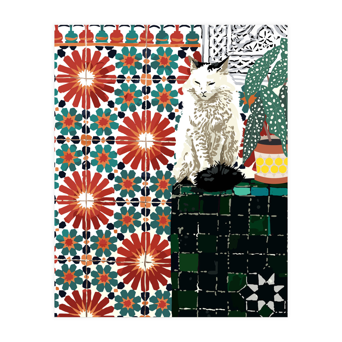 Bohemian Cat (Print Only)