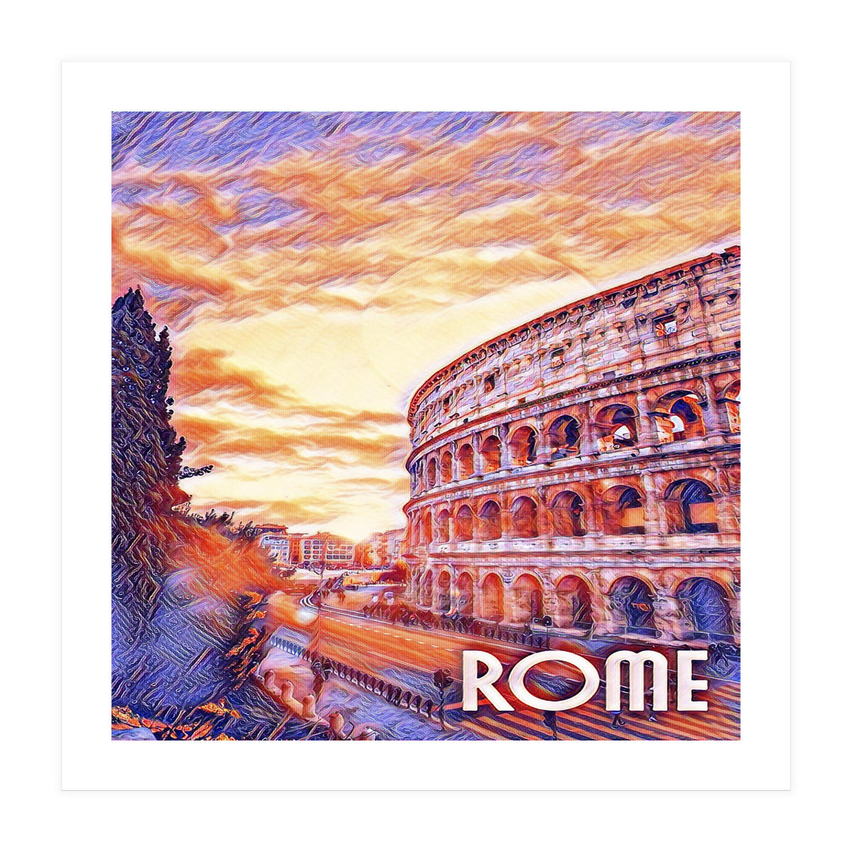 Rome Colosseo, Italy (Print Only)