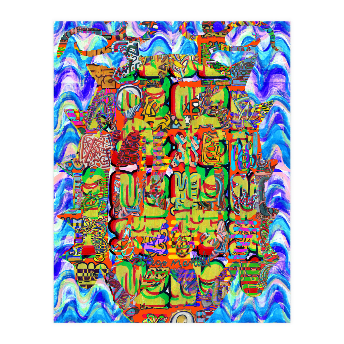 Graffiti Digital 7 (Print Only)